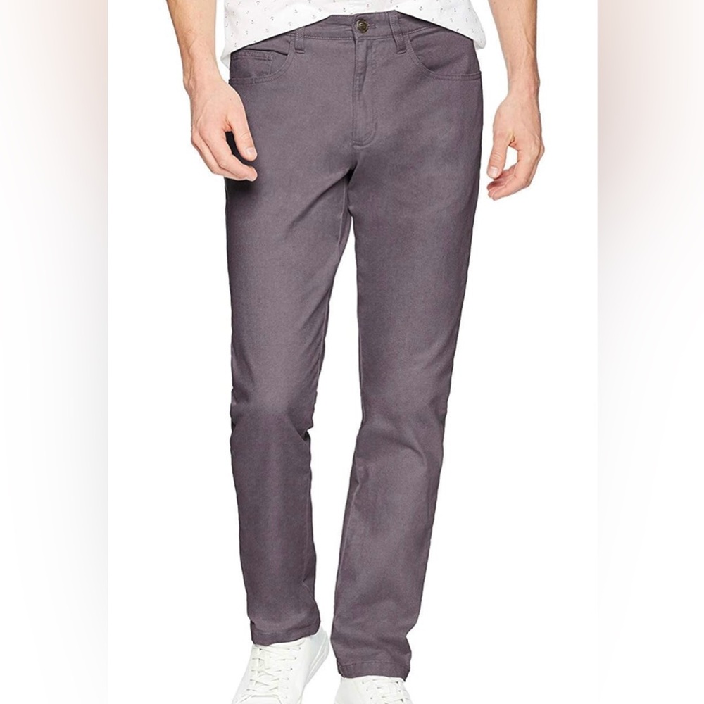 Amazon Essentials Men's Chino, Slim-Fit Pants 
5-Pockets, Comfort Stretch 34x28L